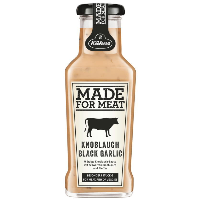 Kühne Würzsauce Made for Meat Black Garlic 235ml